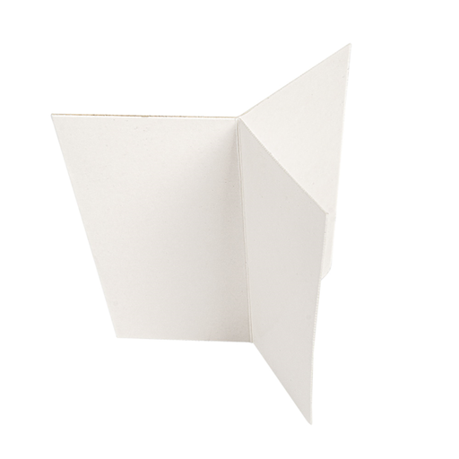 [260.67] SEPARADOR 3 COMPARTIMENTOS 260 + 36 PE G/M2 Ø12,7/10,4x8,5 CM BLANCO CARTONCILLO (500 UNID.)