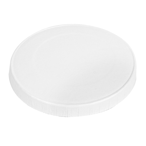 [254.47] TAPAS PARA PEQUEÑAS TARRINAS 230 + 18 PE G/M2 Ø6,2 CM BLANCO CARTONCILLO (1000 UNID.)