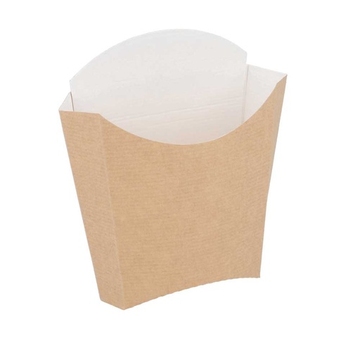 [234.38] Cajetillas Fritas Standard 'Thepack' 135 G 220 G/M2 13X8X13,5 Cm Natural Cartón Ondulado Nano-Micro (1200 Unid.)