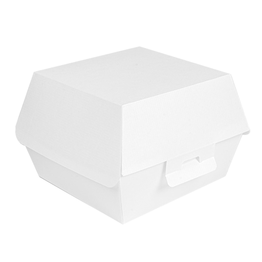 [234.10] Conchas Hamburguesa 'Thepack' 230 G/M2 13X12,5X9 Cm (M) Blanco Cartón Ondulado Nano-Micro (500 Unid.)