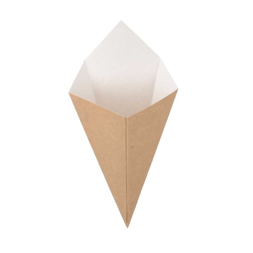 [234.44] Cucuruchos Fritas 'Thepack' 100 G 220 G/M2 12,8X21,7 Cm Natural Cartón Ondulado Nano-Micro (1600 Unid.)