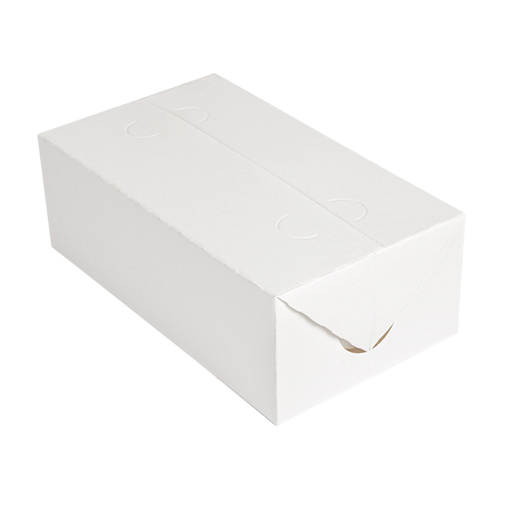 [256.68] CAJAS COMIDA PARA LLEVAR 'THEPACK' 2 L 250 G/M2 13x23x8 CM BLANCO CARTÓN ONDULADO NANO-MICRO (300 UNID.)