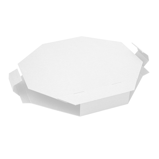 [254.83] CAJA PARA PAELLA 375 G/M2 40,5x40,5x5 CM BLANCO CARTÓN (100 UNID.)