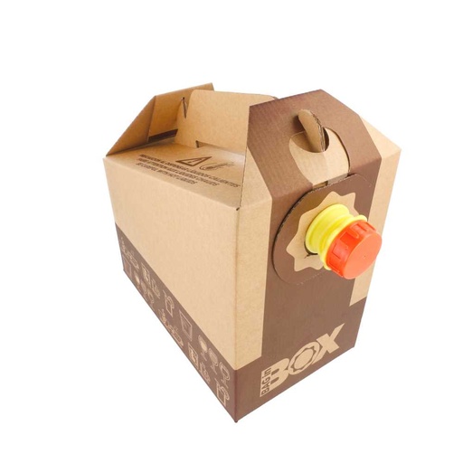 [204.29] BAG IN BOX 5 L - 160 OZ MARRÓN CARTÓN (25 UNID.)