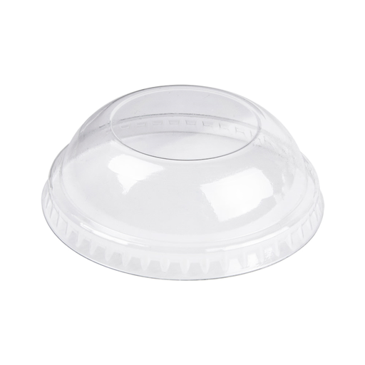[205.28] TAPAS CÚPULA PARA RECIPIENTES 230.27/222.89/217.58 Ø 7,7 CM TRANSPARENTE PET (2000 UNID.)