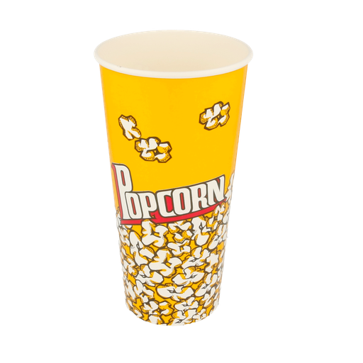 [178.57] Recipientes Popcorn 720 Ml 230 +20 Pe G/M2 Ø 9,5/6,5X17,7 Cm Cartoncillo (1000 Unid.)