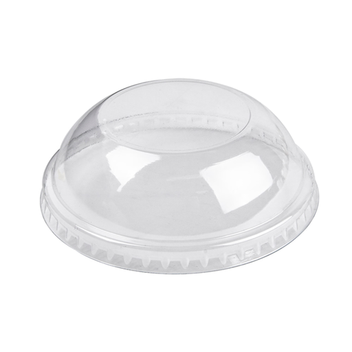 [205.31] TAPAS CÚPULA PARA RECIPIENTES 230.33/222.92/217.61 Ø 9,4 CM TRANSPARENTE PET (2000 UNID.)