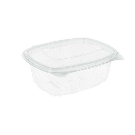 [169.31] Recipientes + Tapa 500 Ml 14,5X11,5X5,4 Cm Transparente Rpet (500 Unid.)