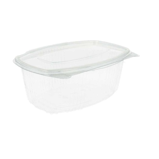 [169.33] Recipientes + Tapa 1 L 17,7X12,5X8,5 Cm Transparente Rpet (400 Unid.)