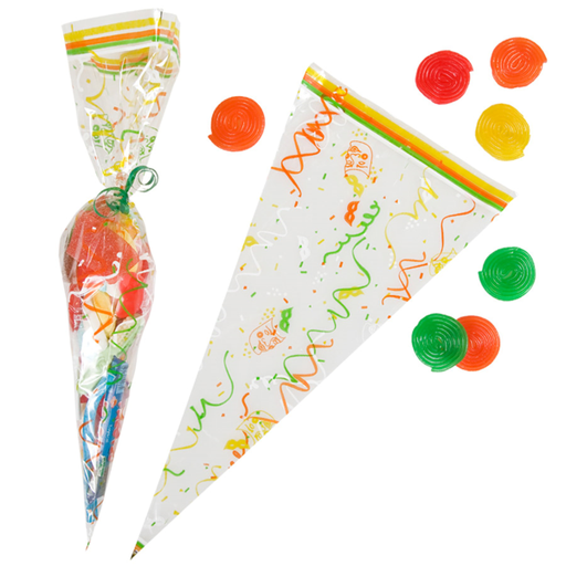 [545.50] Triángulo Golosinas 47 G/M2 25Μ 20X39,5 Cm Transparente Pp (100 Unid.)