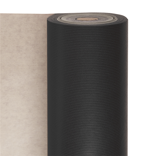 [149.57] Papel Envoltorio Unicolor 60 G/M2 0,7X100 M Negro Kraft Verjurado (1 Unid.)