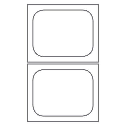 [230.53] Molde Para Gn1/8 20X28 Cm Plateado Aluminio (1 Unid.)