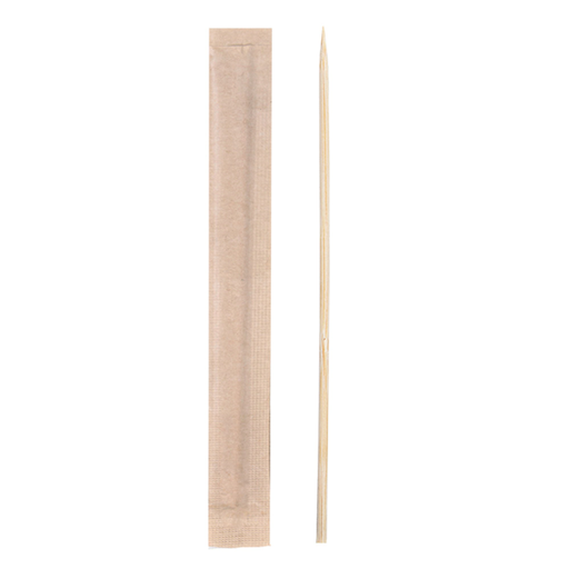 [250.48] Palillos Enfundados Kraft 6,5 Cm Natural Madera (1000 Unid.)