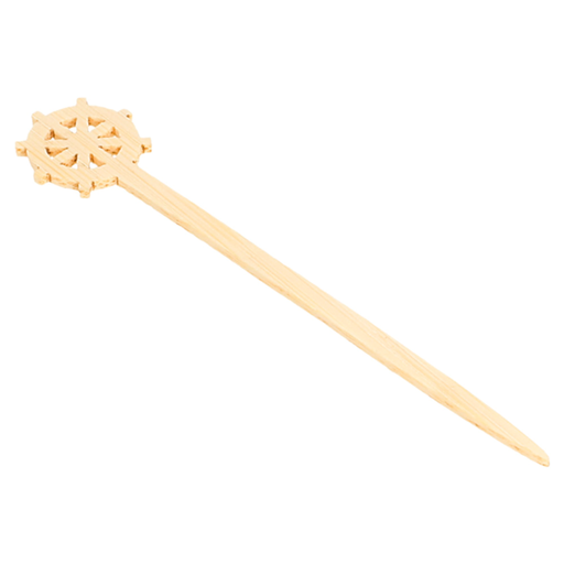 [170.19] Picks "Timón" 9 (H) Cm Natural Bambú (100 Unid.)