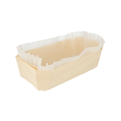 [154.95] 100 U. BARQUILLAS MADERA + MOLDES SILICONADOS 1450 ML 23x13x7 CM NATURAL MADERA (100 UNID.)