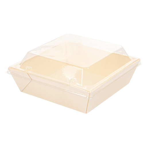 [254.88] COMBO BARQUILLAS + TAPAS PET 12x12x3,5 CM NATURAL MADERA (200 UNID.)