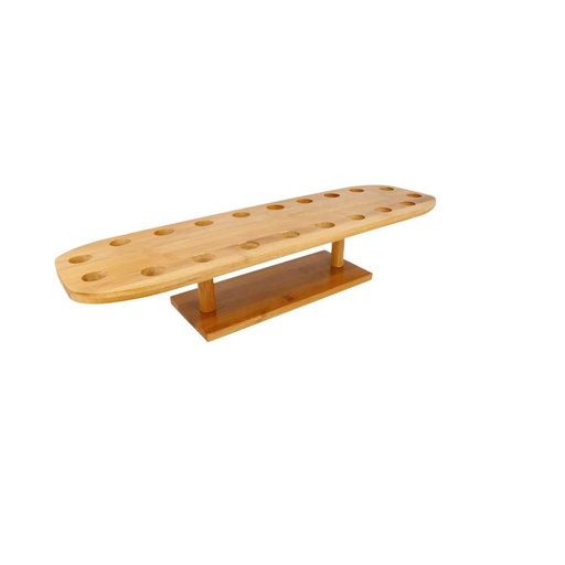 [180.45] EXPOSITOR 20 CONOS 50x14,7x9 CM NATURAL BAMBÚ (1 UNID.)