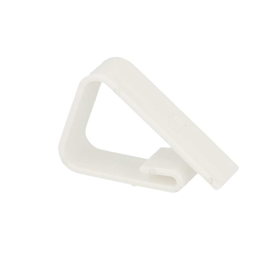 [104.89] PINZAS SUJETA MANTELES 5x3,5x1 CM BLANCO PP (100 UNID.)