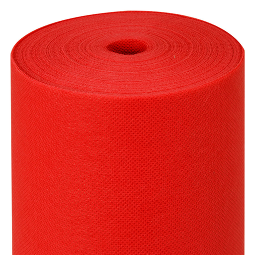 [155.28] MANTEL PRECORTADO 120 CM 'SPUNBOND' 60 G/M2 1,20x50,4 M ROJO PP (1 UNID.)