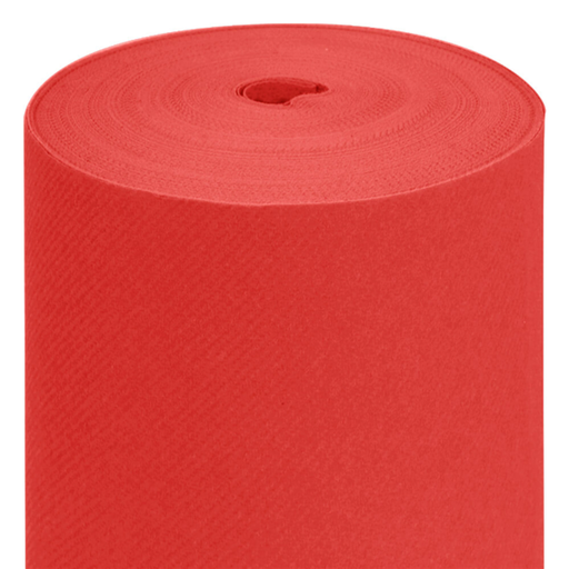 [167.67] MANTEL EN ROLLO 55 G/M2 1,20x50 M ROJO AIRLAID (1 UNID.)