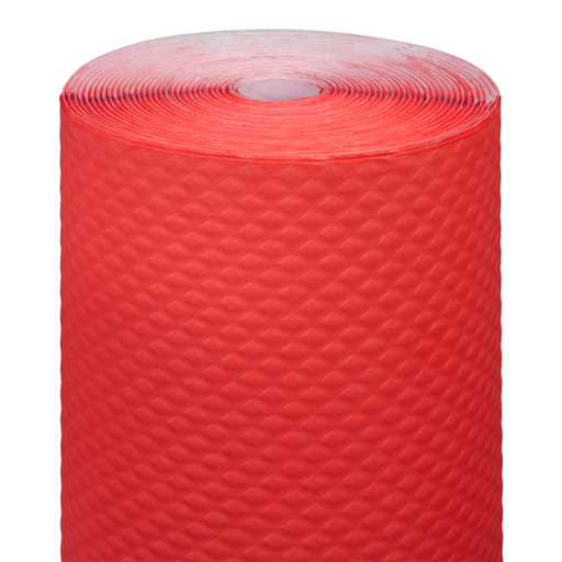 [108.61] Mantel En Rollo 48 G/M2 1,20X100 M Rojo Celulosa (4 Unid.)