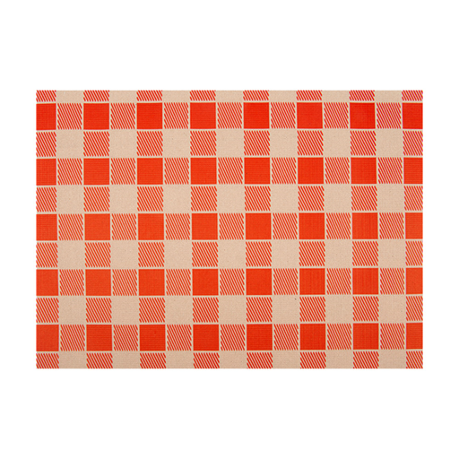 [266.06] MANTELINES - RECICLADOS 'VICHY' 80 G/M2 31x43 CM NATURAL PAPEL (1000 UNID.)