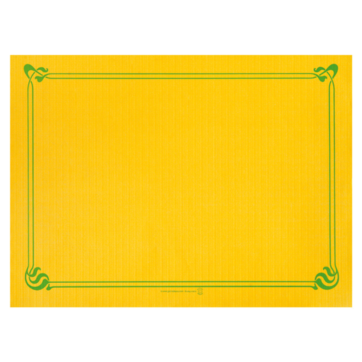 [144.06] Mantelines 48 G/M2 31X43 Cm Amarillo Sol Celulosa (2000 Unid.)