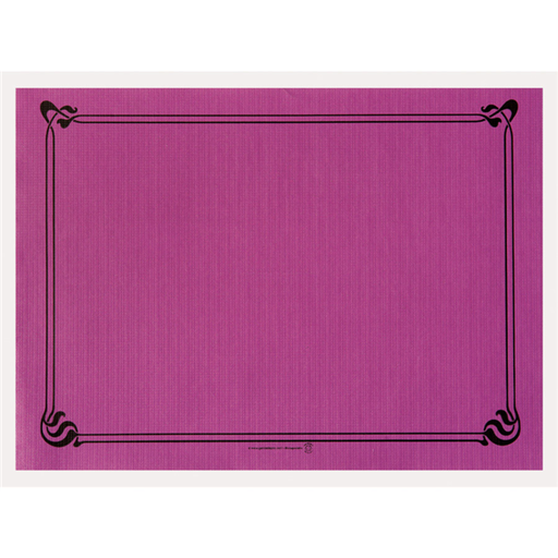 [101.54] MANTELINES 48 G/M2 31x43 CM CIRUELA CELULOSA (2000 UNID.)