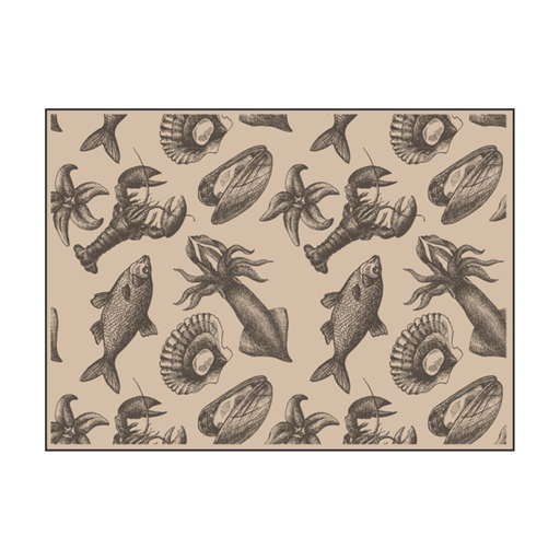 [217.48] Mantelines Offset "Mar" 70 G/M2 31X43 Cm Cuatricromía Kraft (2000 Unid.)