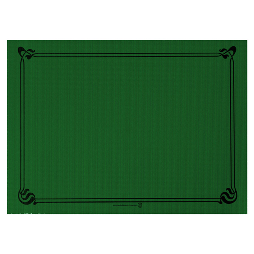 [108.12] MANTELINES 48 G/M2 31x43 CM VERDE JAGUAR CELULOSA (2000 UNID.)