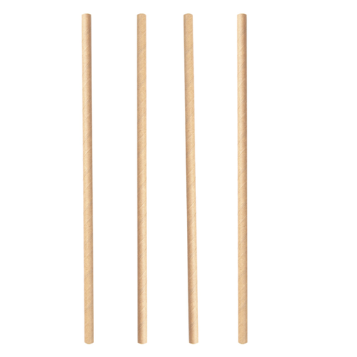 [221.87] Pajitas Rectas 'Paper' Ø0,60X20 Cm Natural Kraft (3000 Unid.)