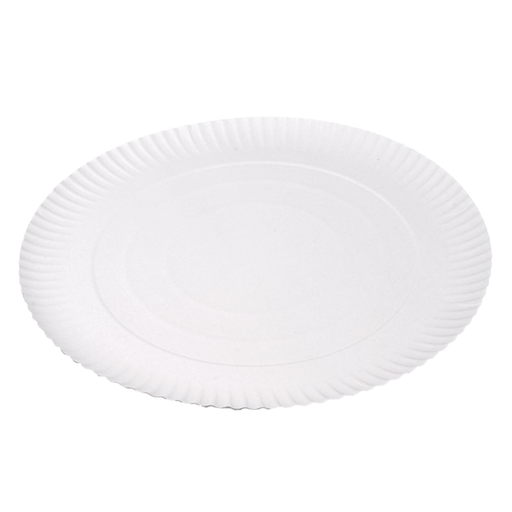 [320.49] BANDEJAS RELIEVE PASTELERÍA 500 G/M2 Ø 34 CM BLANCO CARTÓN (50 UNID.)