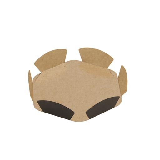 [223.79] COROLAS 380 G/M2 Ø 8 CM CHOCOLATE/PRALINÉ CARTÓN (200 UNID.)