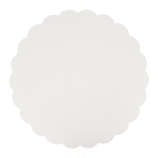 [183.65] DISCOS PLANOS PASTELERÍA 390 G/M2 Ø 27 CM BLANCO CARTÓN (250 UNID.)