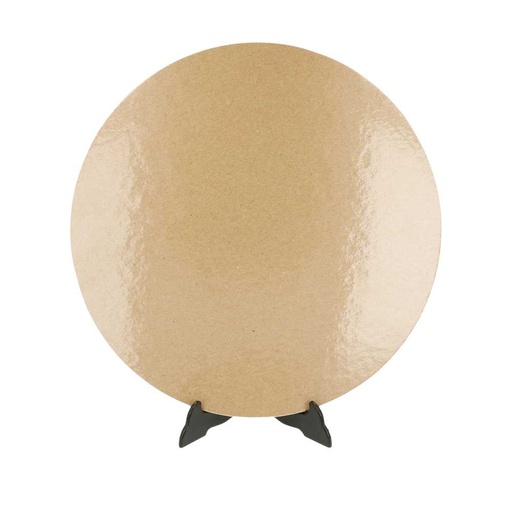 [223.69] Cartones Pastelería Doble Cara 1100 G/M2 Ø 26 Cm Chocolate/Praliné Cartón (100 Unid.)