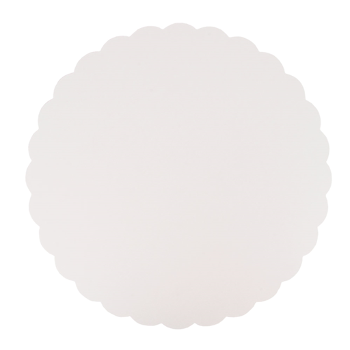 [325.10] Discos Planos Pastelería 420 G/M2 Ø 32 Cm Blanco Cartón (250 Unid.)