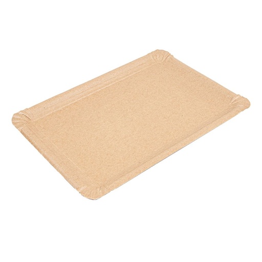 [251.93] BANDEJAS PASTELERÍA - MEDIANAS 340 G/M2 26x18 CM NATURAL KRAFT (250 UNID.)