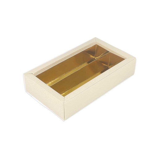 [168.44] CAJAS BOMBONES 14,5x7,5x3,5 CM BLANCO CARTÓN (50 UNID.)