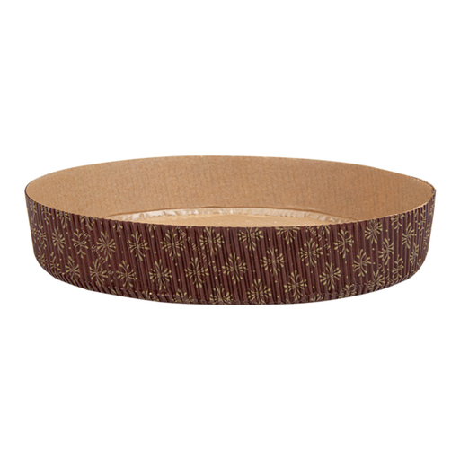 [186.77] MOLDES REDONDOS PASTELERÍA 145 G/M2 Ø 18,5x3,5 CM MARRÓN PAPEL (480 UNID.)