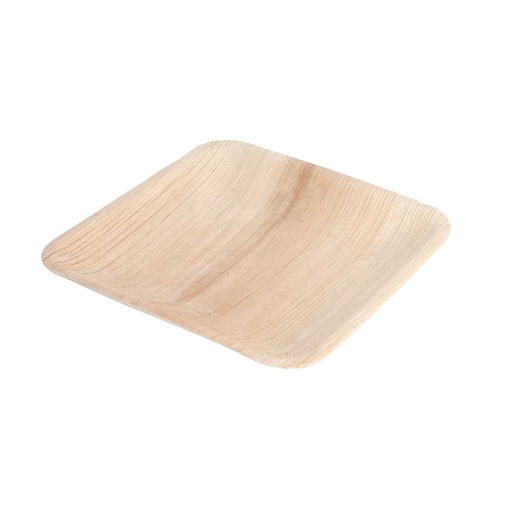 [189.31] Platos Cuadrados 'Areca' 15X15X1,5 Cm Natural Areca (200 Unid.)