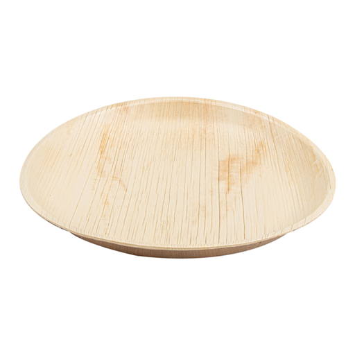 [189.30] PLATOS REDONDOS 'ARECA' Ø 25x2,5 CM NATURAL ARECA (200 UNID.)