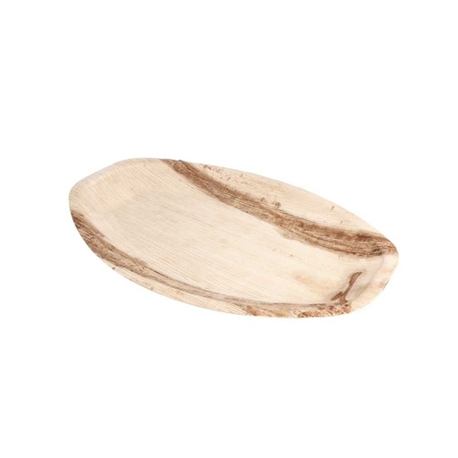 [214.43] PLATOS OVALES 'ARECA' 33,7x23x2 CM NATURAL ARECA (200 UNID.)