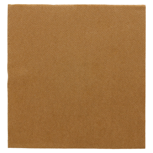 [166.45] SERVILLETAS ECOLABEL 'DOUBLE POINT' 18 G/M2 33x33 CM HABANA TISSUE (1200 UNID.)