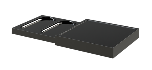 [8661596] BANDEJA PARA BAÑO ORCHESTRO NEGRA