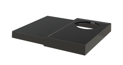 [8661591] BANDEJA ORCHESTRO NEGRA PERFORADA