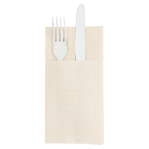 [264.26] Servilletas Canguro 'Dry Cotton' 55 G/M2 40X40 Cm Arena Airlaid (700 Unid.)