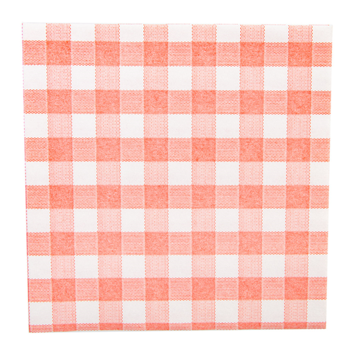[228.55] Servilletas 'Like Linen - Vichy' 70 G/M2 40X40 Cm Rojo Spunlace (600 Unid.)