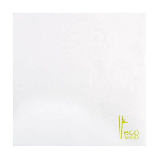 [221.90] SERVILLETAS 'ECO-BAMBOO' 70 G/M2 40x40 CM BLANCO BAMBÚ (600 UNID.)