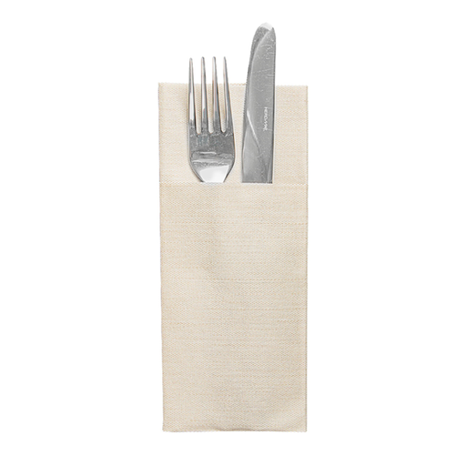 [264.49] SERVILLETAS CANGURITO 'LIKE LINEN' 70 G/M2 33x40 CM ARENA SPUNLACE (700 UNID.)