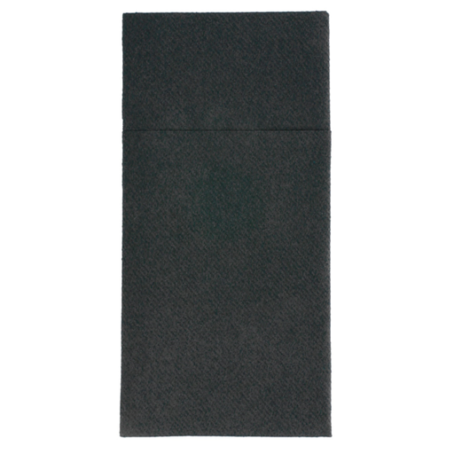 [228.14] Servilletas Canguro 55 G/M2 40X40 Cm Negro Airlaid (700 Unid.)